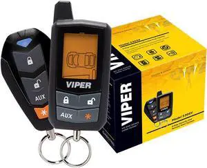 5305V 2 Way LCD Vehicle Car Alarm Keyless Entry Remorte Start System
