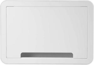 Legrand - OnQ 9 In. Media Enclosure, Wall Cable Management to Organize System Devices, Home Networking Panel Dual Purpose In Wall Enclosure for Device Storage, Media Box, White, ENP0905NAV1