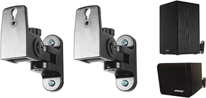 Rockville RHSB4 Hidden Wall Mount Swivel Satellite/Bookshelf Speaker Brackets Rockville RHSB4 Hidden Wall Mount Swivel Satellite/Bookshelf Speaker Brackets