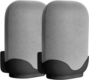 2 Pack Wall Mount Compatible with Google Nest Audio Speaker,Built in Cord Management Easy Install,Stable Stand Google Nest Audio Smart Speaker Holder Accessories for Space-Saving