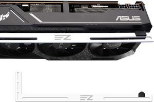 GPU Bracket,Graphics Card Brace Support,Video Card Holder,GPU Holder for Custom Desktop PC Gaming-3mm Aluminum-White