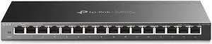 Xiaogan 16 Port Gigabit Switch | Easy Smart Managed | Plug & Play | Limited Lifetime Protection | Desktop/Wall-Mount | Sturdy Metal w/ Shielded Ports | Support QoS, Vlan, IGMP and LAG (TL-SG116E)