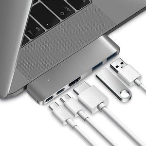 Mini USB C Hub Adapter Dongle for MacBook Air 2022-2018 and MacBook Pro 13 M2 2022-2016, MacBook Air USB Adapter with 4K HDMI, 100W PD, 40Gbps TB3 5K@60Hz, USB-C and 2 USB 3.0