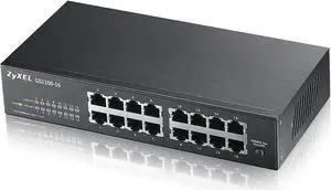 Zyxel 16-Port Gigabit Ethernet Unmanaged Switch - Fanless Design [GS1100-16]