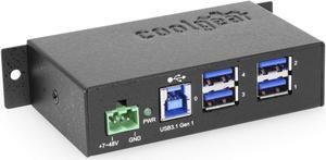 4 Port USB 3.2 Gen 1 Powered Hub w/ESD Surge Protection