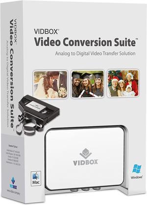  Convert Vhs to Digital Mp4 - Vinyl Cassette CD Player to Mp3  Converter - Vintage Video Audio Capture Box Adapter for Hi8 Player/8mm Tape/ Vhs-c/Camcorder / Mini Dv Deck, Substitute Vhs to