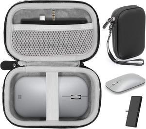 getgear Surface Accessories case for Microsoft Surface Mouse, Arc Mouse, Surface Dock Station, Surface Go USB C hub, USB C, Type C Hub Adapter, GIQ Docking Station, Multiport Adapter (Black)