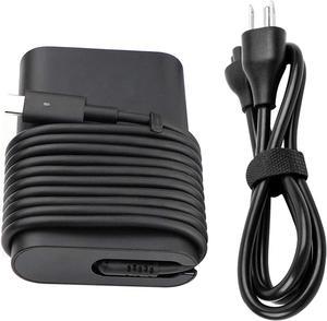 65W USB Type C AC Charger for Dell Latitude 3300 3380 3390 3400 3500 Precision 3540 Dell Latitude 5175 5179 5280 5285 5289 Dell Latitude 7300 7370 7379 7389(2-in-1) LA65NM170 Laptop Power Supply Cord