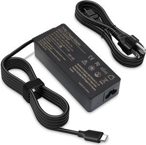 65W USBC Type C AC Adapter Charger for Lenovo Chromebook 100e 300e C330 ThinkPad T470 T470s T480 T480s T570 T580s Yoga 910 920 720 730 C740 C930 C940 S730 Power Supply Cord