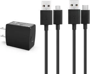 Tablet Charger Fit for  Micro USB and USB C Connector