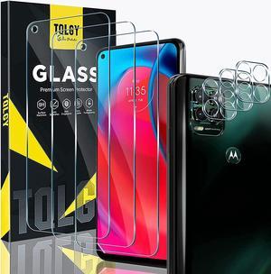 TQLGY 3 Pack Screen Protector for Motorola Moto G Stylus 5G 2021 with 3 Pack Camera Lens Protector Ultra HD Tempered Glass 9H Hardness AntiScratch Bubble Free Easy Installation Case Friendly