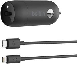 USB-C Car Charger 18W W/ 4Ft USB-C to Lightning Cable (iPhone Fast Charger for iPhone 11 Pro Max XS Max XR X 8 Plus iPhone SE 2020) iPhone Car Charger iPhone Charger