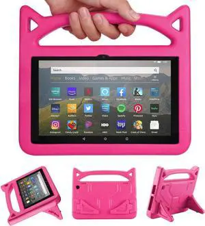 Fire HD 8 Case Fire HD 8 Tablet Case for Kids (2024/2022/2020 Release 12th/10th Gen) Lightweight Shockproof Kid-Proof Cover with Stand Kids Case for Fire HD 8 Plus Tablet & Fire HD 8 Kids Pro Tablet.