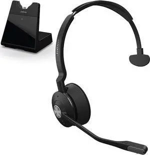Jabra Engage 75 Wireless Headset, Mono  Telephone Headset with Industry-Leading Wireless Performance, Advanced Noise-Cancelling Microphone, Call Center Headset with All Day Battery Life