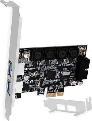 1X 19Pin USB 3.0 Header and 2X USB-A Ports PCIE USB 3.0 5Gbps Expansion Card for Windows and Linux Desktop PCs, Built in Self-Powered Technology, No Need Additional Power Supply (FS-HA-Pro) 1X 19Pin USB 3.0 Header and 2X USB-A Ports PCIE USB 3.0 5Gbps Expansion Card for Windows and Linux Desktop PCs, Built in Self-Powered Technology, No Need Additional Power Supply (FS-HA-Pro)