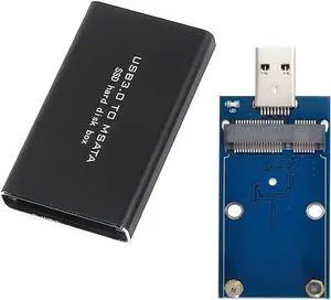 c Mini PCI-E mSATA to USB 3.0 External SSD PCBA Conveter Adapter Pen Driver Card with Case