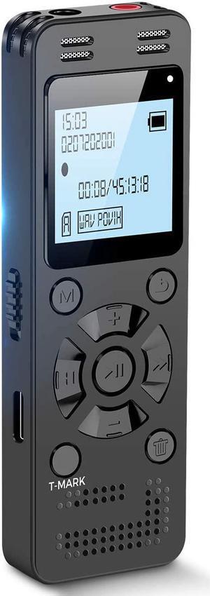 128GB Digital Voice Recorder for Lectures Meetings - EVIDA 9296 Hours Voice Activated Recording Device Audio Recorder with Playback,Password