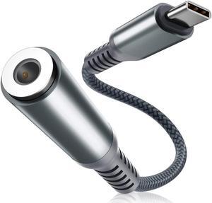 iPhone 16 16e 15 Headphone Aux Adapter USB-C to 3.5mm Audio Converter Type C to 1/8 Inch Jack for  15 Pro Max Plus  Galaxy S25 S24 S23 iPad 10 10th Air 4th 5 5th Mini 6th 7 7th Gen