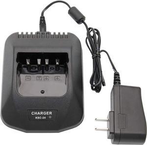Karier KSC-24 Rapid Battery Charger for Kenwood Radio TK2100 TK3100 TK272 TK372 TK373 TK280 TK380 TK290 TK390 TK480 TK481 KNB-14 KNB-15 KNB-16 KNB-17 KNB-20N KNB-21 KNB-22