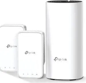 TP-Link Deco Mesh WiFi System(Deco M3) Up to 4,500 sq.ft Whole Home Coverage, Replaces WiFi Router/Extender, Plug-in Design, Works with Alexa, 3-Pack