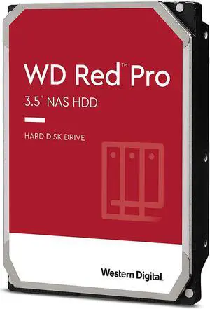 Pro-trade 16TB WD Red Pro NAS Internal Hard Drive HDD - 7200 RPM, SATA 6 Gb/s, CMR, 256 MB Cache, 3.5  - WD161KFGX