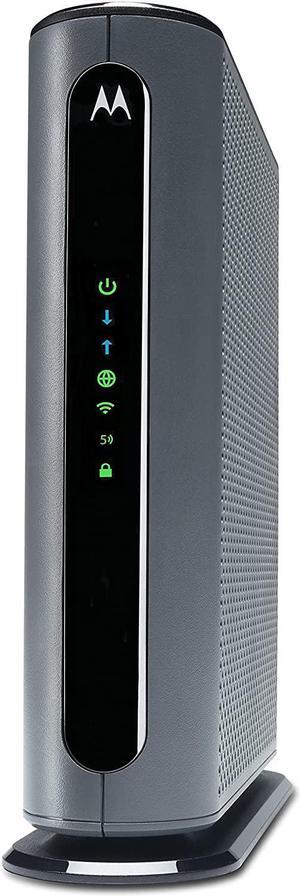 Motorola MG7700 Modem WiFi Router Combo with Power Boost | Approved by Comcast Xfinity, Cox and Spectrum | for Cable Plans Up to 800 Mbps | DOCSIS 3.0 + Gigabit Router