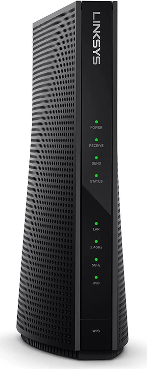 Linksys High Speed DOCSIS 3.0 24x8 AC1900 Cable Modem Router, Certified for Xfinity by Comcast and Spectrum by Charter (CG7500) Linksys High Speed DOCSIS 3.0 24x8 AC1900 Cable Modem Router, Certified for Xfinity by Comcast and Spectrum by Charter (CG7500)