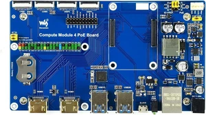 Waveshare Compute Module 4 IO Board with PoE Feature, Compatible with Raspberry Pi, Suitable for All Variants of CM4 Waveshare Compute Module 4 IO Board with PoE Feature, Compatible with Raspberry Pi, Suitable for All Variants of CM4