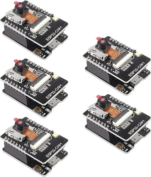 5-Pack ESP32-CAM-MB Development Board with OV2640 Camera, WiFi & Bluetooth, Micro USB 5-Pack ESP32-CAM-MB Development Board with OV2640 Camera, WiFi & Bluetooth, Micro USB