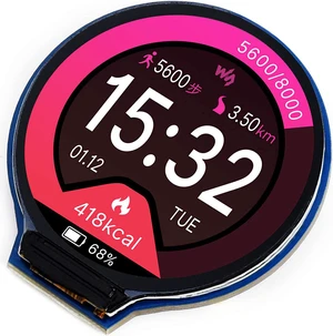 1.28inch Round LCD IPS Module 240x240 Resolution 65K RGB Colors SPI Interface for Arduino/Raspberry Pi/Jetson Nano/STM32 1.28inch Round LCD IPS Module 240x240 Resolution 65K RGB Colors SPI Interface for Arduino/Raspberry Pi/Jetson Nano/STM32