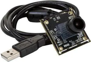 Arducam 1080P Low Light WDR USB Camera Module for Computer, 2MP 1/2.8 CMOS IMX291 100 Degree Wide Angle Mini UVC Webcam Board with Microphone, 3.3ft/1m Cable for Windows Linux Mac OS