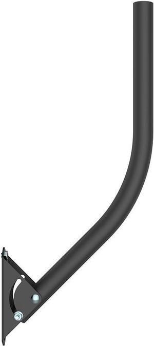 ANTOP Adjustable Outdoor/Attic TV Antenna Mount Pole, Stainless Painting, 19 inch Arm Length, Reversible, Lightweight, Waterproof, Easy Installation, Welcome to consult