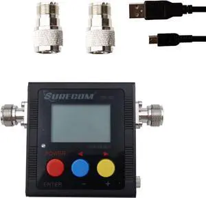 Mcbazel Surecom SW-102 Digital VHF/UHF 125-525Mhz Antenna Power & SWR Meter, Welcome to consult