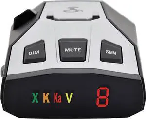 Good Product Outlet RAD 350 Laser Radar Detector - Long Range, False Alert Filter, OLED Display, Black