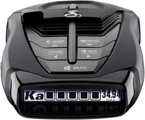 RAD 480i Laser Radar Detector  Long Range Detection, Bluetooth, CarPlay and Android Auto Compatible, LaserEye Front and Rear Detection, Digital Signal Processing, Black