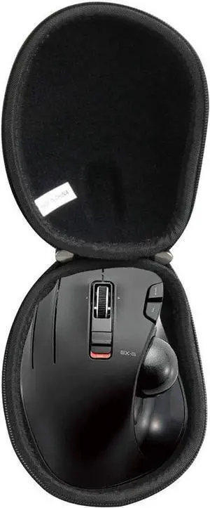 Hermitshell Hard Travel Case for ELECOM Left-Handed 2.4GHz Wireless Easy Thumb Control Trackball Mouse (Case for ELECOM M-XT4DRBK)