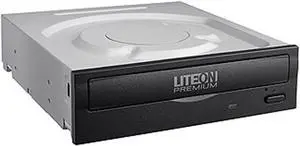 Lite-ON Black Premium 16X SATA Internal CD/DVD/RW DVD DL Dual Layer Optical Disc Drive Burner Recorder (DH-16AFSH-PREMM2) Lite-ON Black Premium 16X SATA Internal CD/DVD/RW DVD DL Dual Layer Optical Disc Drive Burner Recorder (DH-16AFSH-PREMM2)