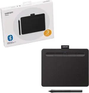 Good Product Outlet Intuos Wireless Graphics Drawing Tablet for Mac, PC, Chromebook & Android (small) with Software Included - Black (CTL4100WLK0)