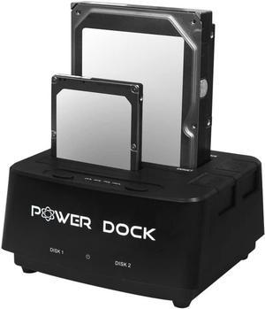 Kingwin Power Dual Bay Docking Station Usb 3.0 External Hard Drives, PD-2537U3