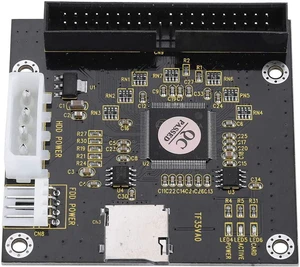 SD/SDHC/SDXC/MMC to IDE 40Pin 3.5in Male Memory Card Adapter Mute Four-Legged Computer Power Connector for DOS/Linux/Windows MMC System Specification 2.0 etc SD/SDHC/SDXC/MMC to IDE 40Pin 3.5in Male Memory Card Adapter Mute Four-Legged Computer Power Connector for DOS/Linux/Windows MMC System Specification 2.0 etc