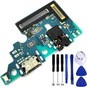 Galaxy A51 USB Charging Port Flex Cable Replacement SM-A515F Type C Charger Dock Board Flex Cable Connector for  A51 A515F Port Flex Cable Repair Part with Tools (SM-A515F)