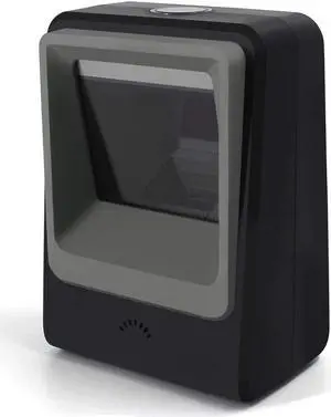 2D 1D Barcode Scanner,Alacrity QR Omnidirectional Desktop Bar Code Reader Scanner, Capture Barcodes from Mobile Phone Screen, Black