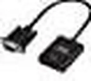 VGA to HDMI, Good Product Outlet 1080P VGA to HDMI Adapter (Male to Female) for Computer, Desktop, Laptop, PC, Monitor, Projector, HDTV with Audio Cable and USB Cable (Black)