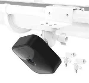 HOLACA Gutter Mount for Blink Outdoor Camera, Weather Proof Wall Outdoor Mount for Blink XT2/Blink Outdoor 4/3 Blink Mini 2/1 Blink Indoor Smart Security Camera,No Tools(2 Pack, White)