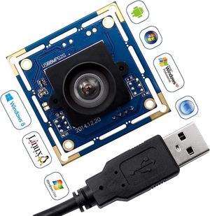 8 Megapixel USB Camera Module with Sony IMX179 Sensor Webcam Super HD 3264X2448 Embeded USB Camera for Industrial,USB with Camera for Linux Windows Android Mini Web Cams Plug&Play OTG Supported Webcam