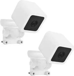 HOLACA Vinyl Siding Hooks Mount for Wyze Cam V3,Siding Hanger Clips for Mounting Wyze Cam V3 Camera, Weatherproof Stainless Steel Material (White 2Pack)