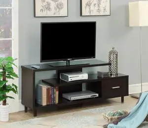 Convenience Concepts Seal II 60" TV Stand, Espresso