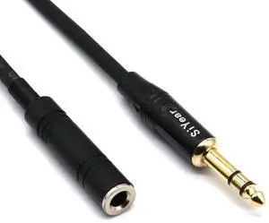 1/4 inch Headphone Extension CableGold-Plated 6.35mm Quarter inch TRS Male to 1/4 Female Stereo Jack Guitar Extension Cord10Feet