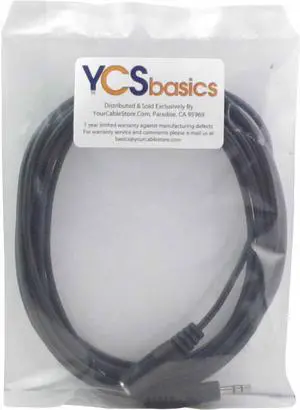 12 Foot 3.5mm Stereo Headphone/AUX Extension Cable Male/Female