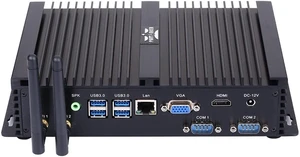 PARTAKER Windows 10 Industrial PC, Fanless Mini Desktop Computer with Intel Core Quad Core CPU i7 8550U 8565U, 16GB RAM, 240GB SSD,1TB HDD,1xNICs, 4xUSB 3.0, 2xCOM RS232, HDMI,VGA,Wi-Fi PARTAKER Windows 10 Industrial PC, Fanless Mini Desktop Computer with Intel Core Quad Core CPU i7 8550U 8565U, 16GB RAM, 240GB SSD,1TB HDD,1xNICs, 4xUSB 3.0, 2xCOM RS232, HDMI,VGA,Wi-Fi